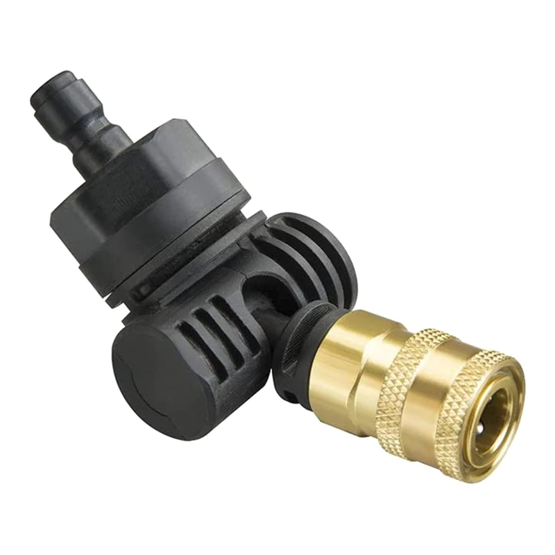 

Pressure Washer Quick Adapter 180° Pivoting Connector Power Cleaner Replace Connector for WG620/630