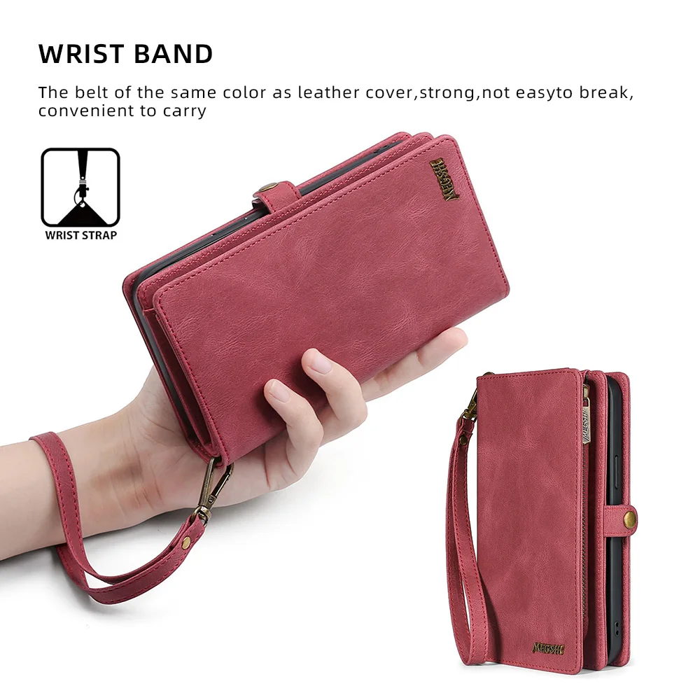 Wallet PU Phone Case For Samsung Galaxy S8 S9 S10 S21 S22 S23 S20FE S21FE A10 A12 A20 A30 A31 A32 A33 A50 A52 A53 A70 A72 A73