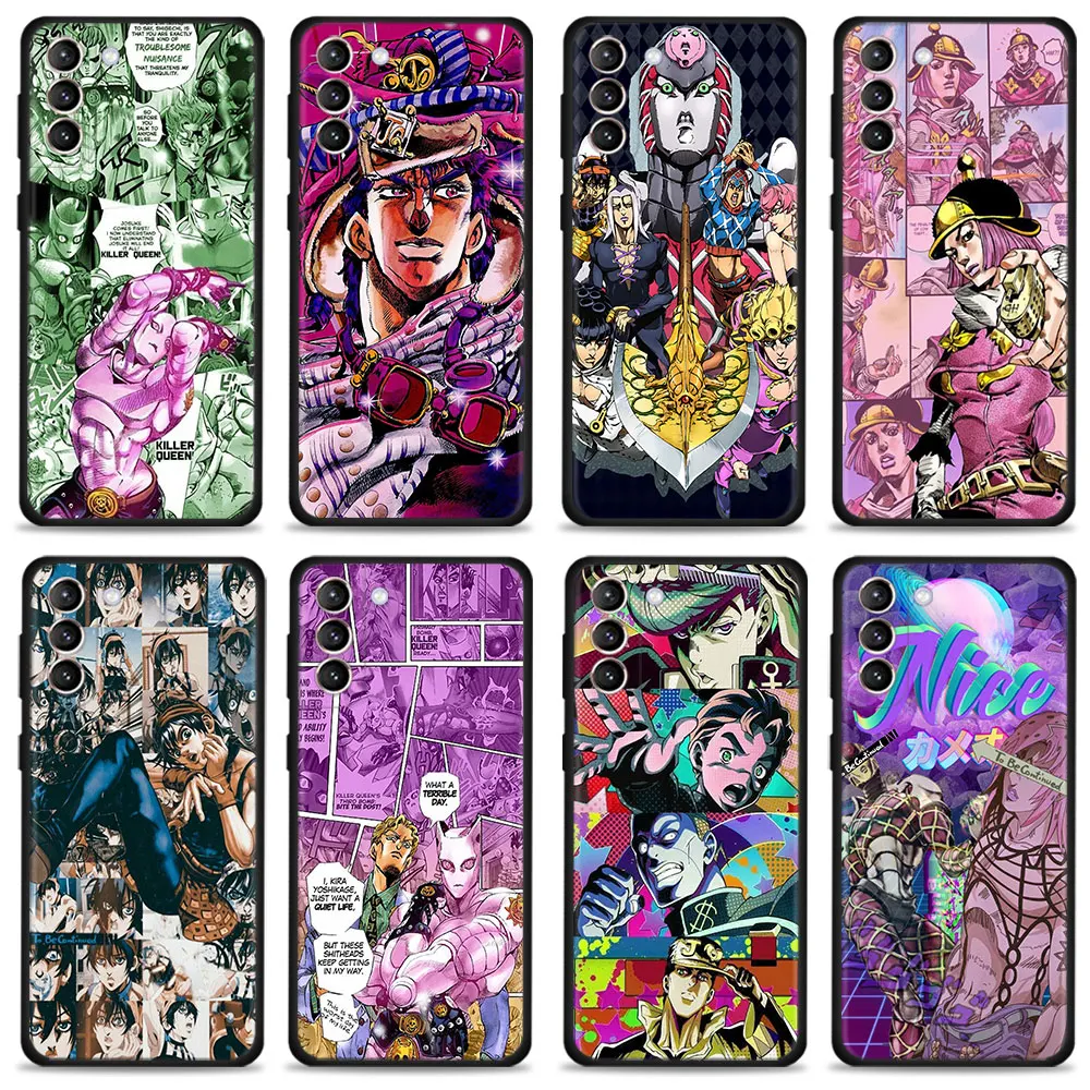 

JoJos Bizarre Adventure Anime For Samsung Galaxy S7 S20 FE 2022 S8 S21 Plus S10 S22 Ultra 5G S10e S9 Para Case