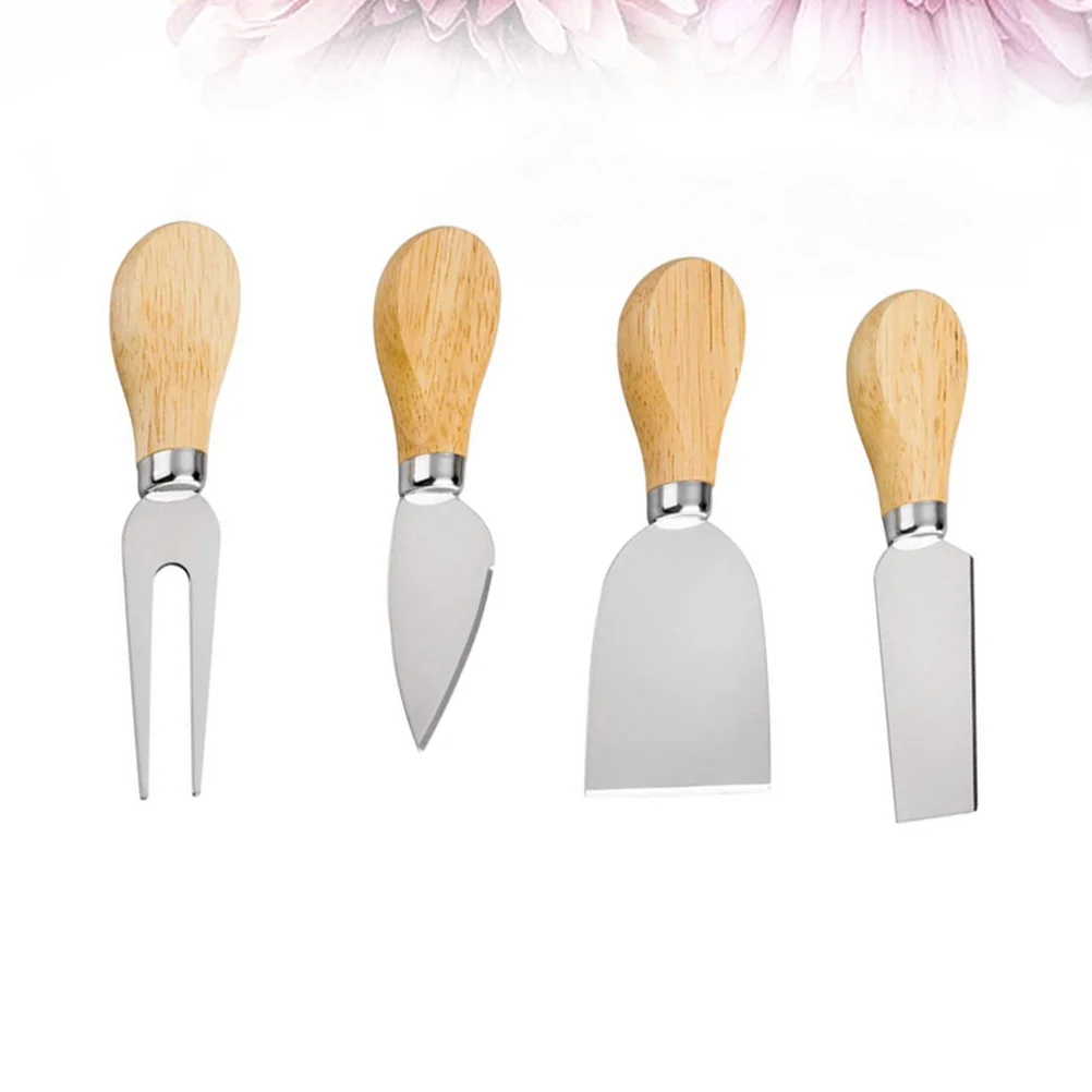 

4Pcs Stainless Steel Cheese Slicer Handle Cheese Cheese Butter Slicer Butter Butter Cutting Tool Cheese Cutting Set
