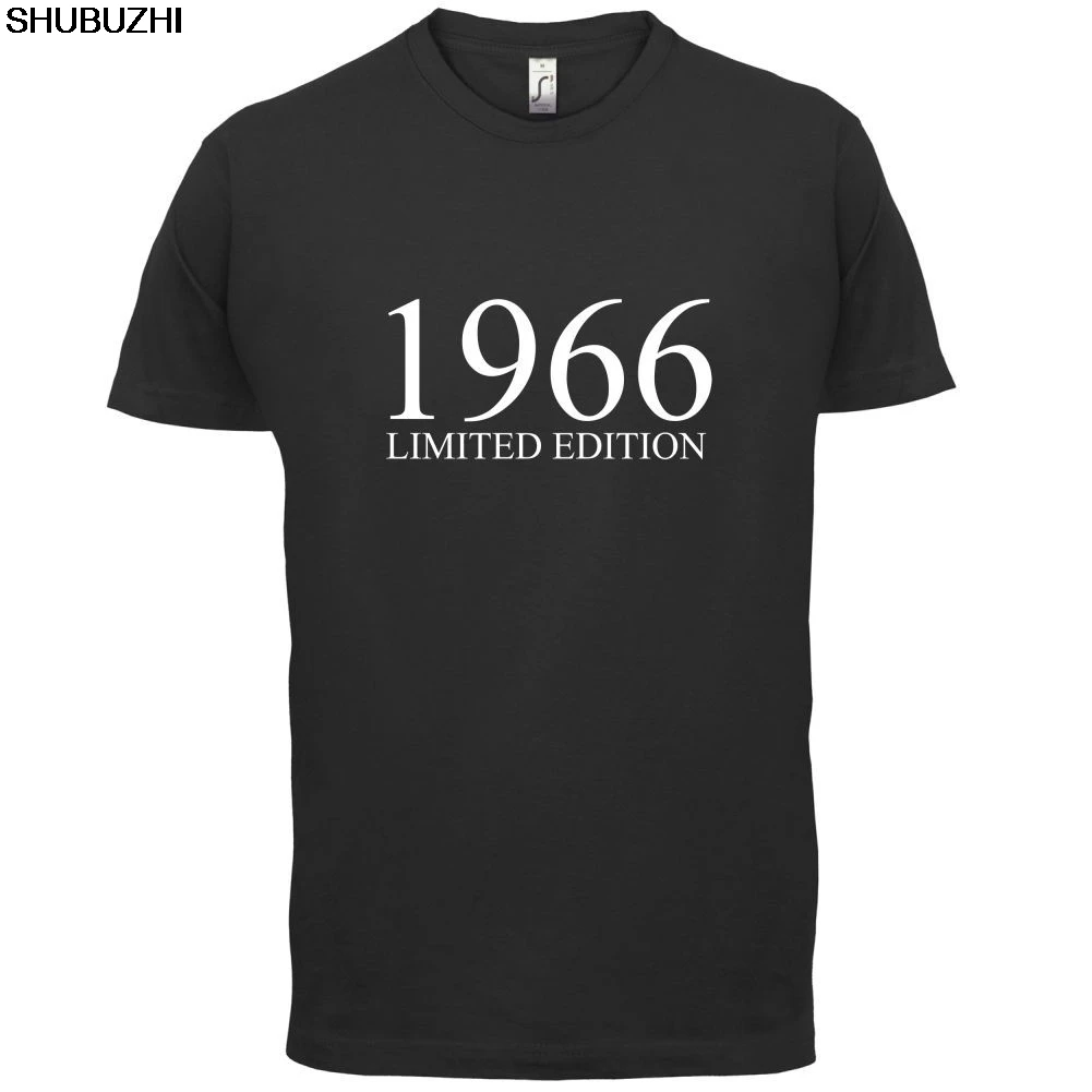 

Limited Edition 1966 - Mens T-Shirt - 50th Birthday - Present-Gift New T Shirts Funny Tops Tee New Unisex Funny Tops