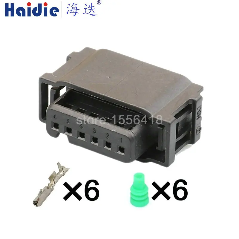 

1-50 sets 6 Pin 0.6 Series 872-665-001 Automotive Waterproof Socket Car Plastic Housing Plug Auto Electrical Connector