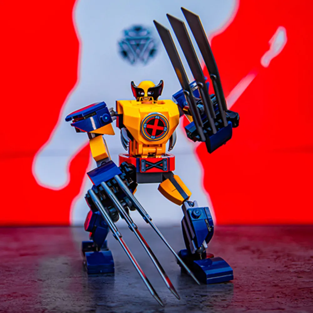 

Disney Marvel Wolverine Logan X-men Mech Armor Deadpool Avengers Model Building Block Bricks Toys Kid Gift Boys Set