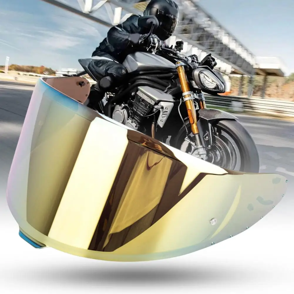 

Day Night Using Unique Anti Rust Full Helmet Lens Easy Installation Helmet Visor Anti-dazzling