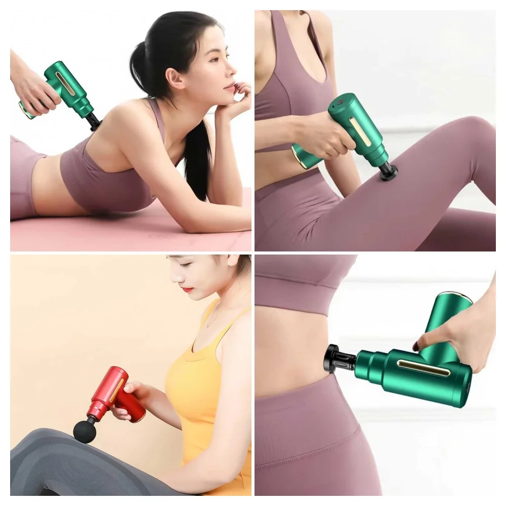 1 комплект фасциальный пистолет для массажа мышц ручной ударный массажер