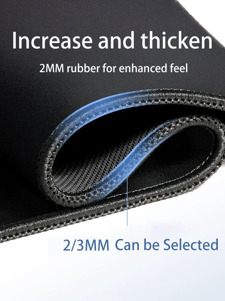 Резиновый коврик для мыши 500x1000x3 мм Женский Офисный Компьютерный обучающий