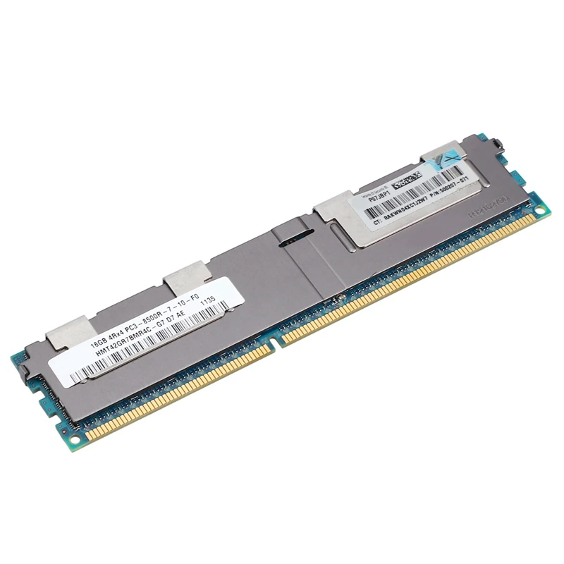 

4X 16GB PC3-8500R DDR3 1066Mhz CL7 240Pin ECC REG Memory RAM 1.5V 4RX4 RDIMM RAM For Server Workstation