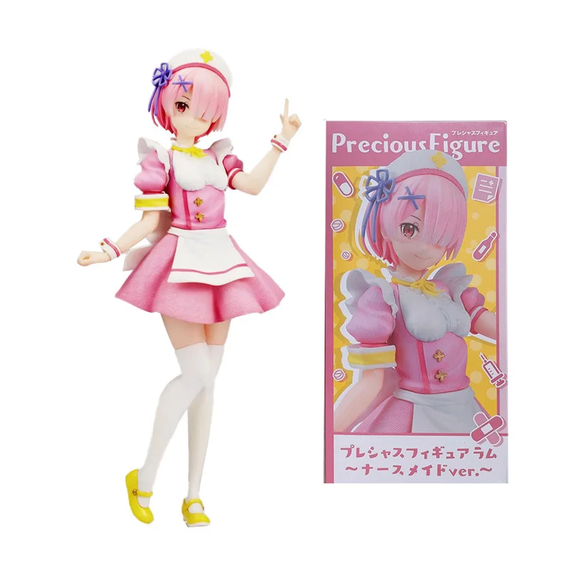 

Original Japanese Anime Re Life In A Different World From Zero Ram Rem Nurse Maid Ver 2 Action Figure Toys Collection Model Gift