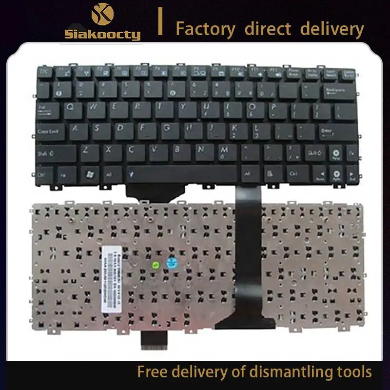 

Siakoocty New laptop keyboard for ASUS EPC 1015 1015p 1015PN 1015PW 1015ha 1011px Service US version BLACK colour