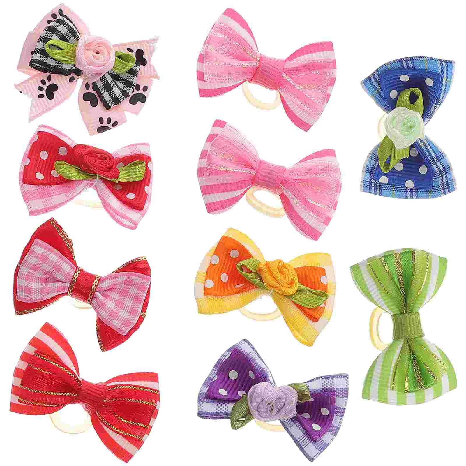 

50Pcs Pets Hair Accessories Grooming Bows Dog Dog Hair Bows Dog Grooming Bows for Decoration Pet Dog Hair