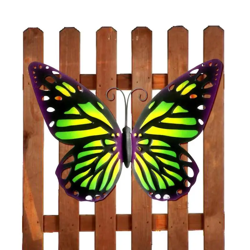 

Искусство на стену, металлическая бабочка, подвесное украшение для дома, патио, сада