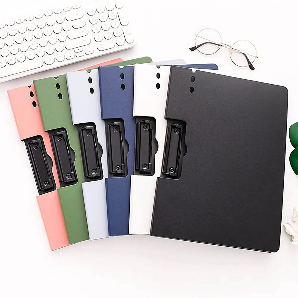 Папка-держатель А4 для записей записная книжка зажим двойные зажимы тестовый