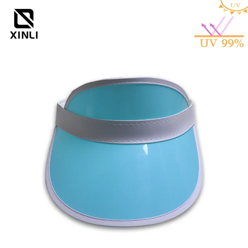 шапка бейсболочка прозрачная ПВХ шляпа солнцезащитная Daszki защитная