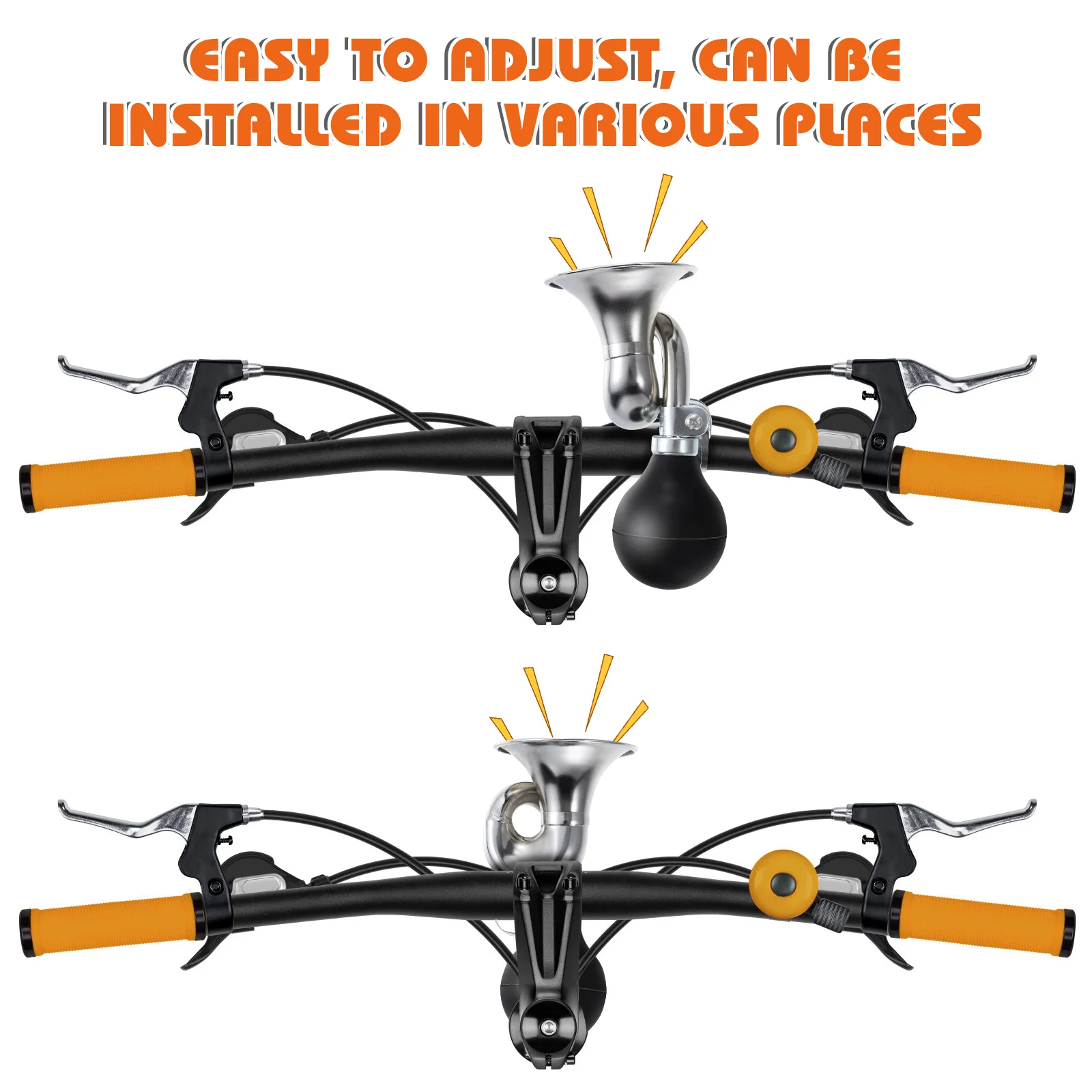 Громкий велосипедный звуковой сигнал BESPORTBLE практичный для горного велосипеда