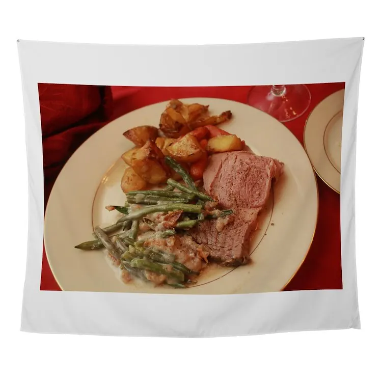 

Первоклассный гобелен в рубчик для рождественского ужина, праздника, настенный художественный насекомое, украшение для комнаты, полотенце, коврик, подвесное одеяло