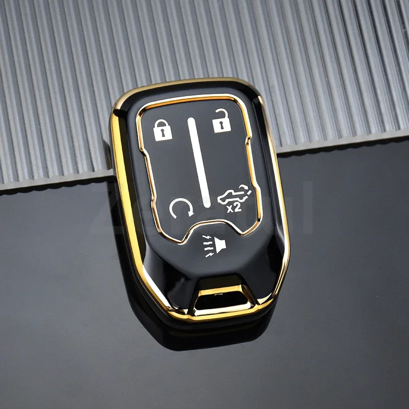 

5/6 кнопочный Автомобильный ключ, умная оболочка, чехол-держатель для GMC, пригородный Тахо для GMC, Прицепной местности, Юкона, Chevrolet, Silverado
