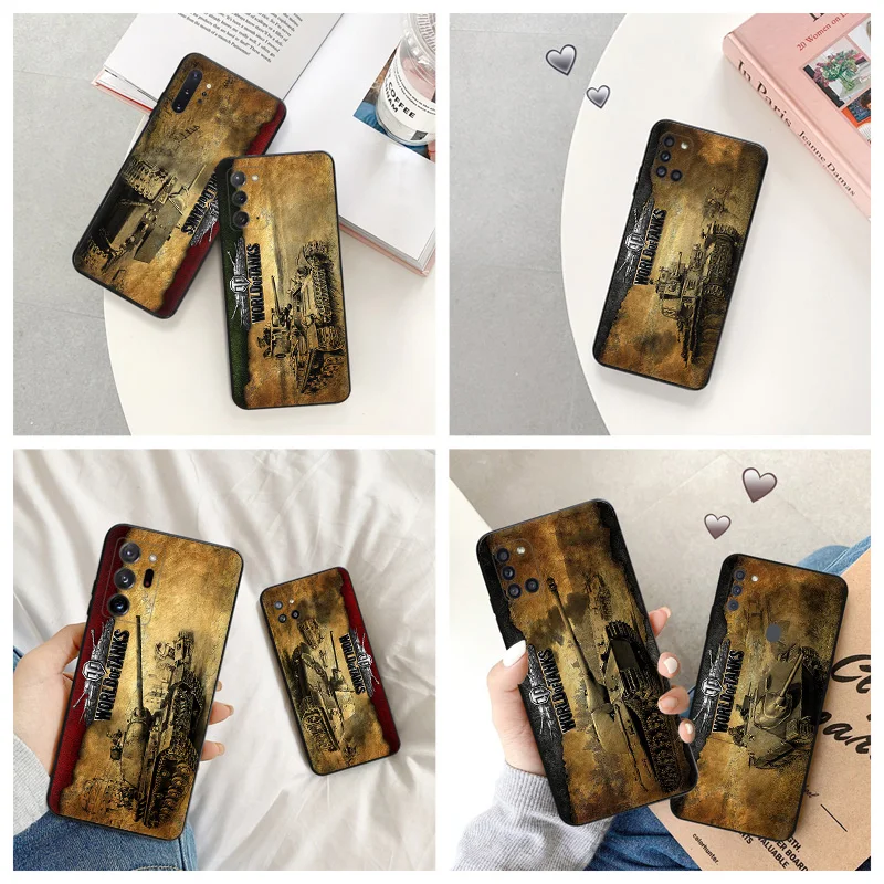 

Soft Phone Cases For Samsung A24 M54 M30S M21 M11 M31 M13 M51 M32 M12 M62 M22 M52 M23 M33 M53 World Of Tanks Black Matte Cover