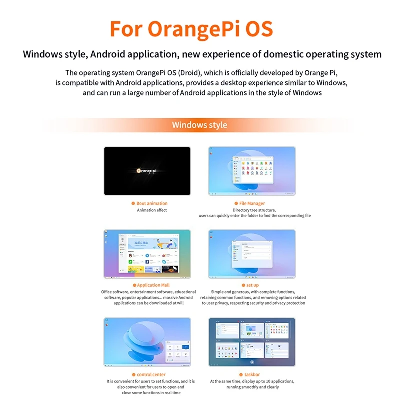Для Orange Pi 5 макетная плата + комплект металлического корпуса RK3588S 8-ядерный ARM