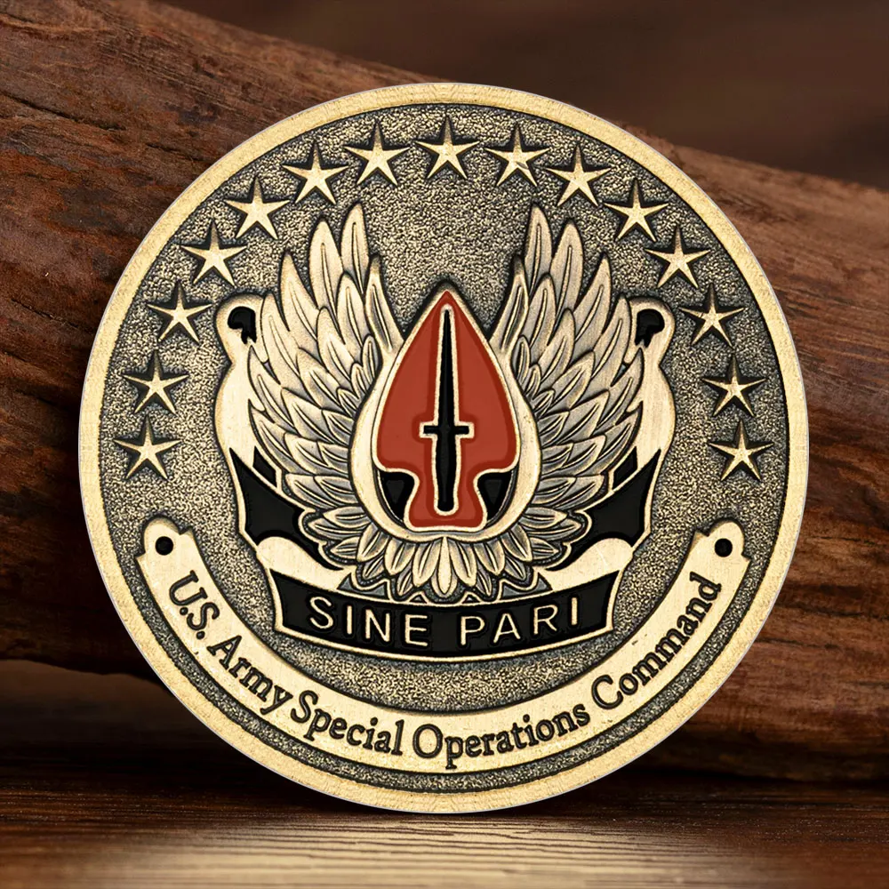 

Коллекционная монета USA Army Special Operations Command бронзовая