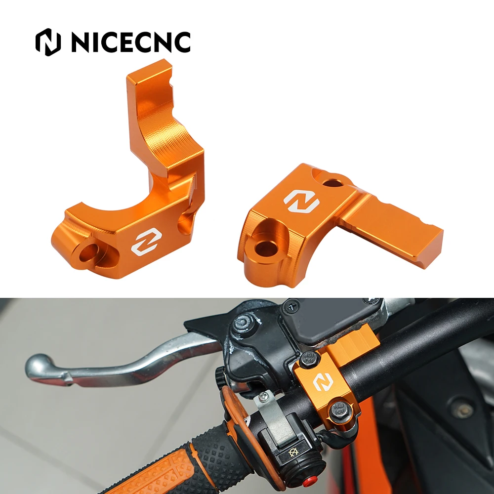 

NICECNC For KTM 250-500 SX SXF EXC EXCF XC XCF XCW 2014-2021 125-150 SX XCW 17-21 Motocross Master Cylinder Protectors Aluminum