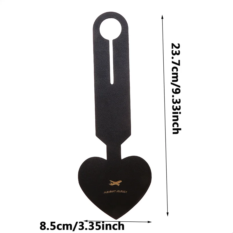 tułowata w kształcie serca prosty wisiorek na walizkę wizytówka zaproszenie etykieta akcesoria podróżne jednolity wzór Clyine...