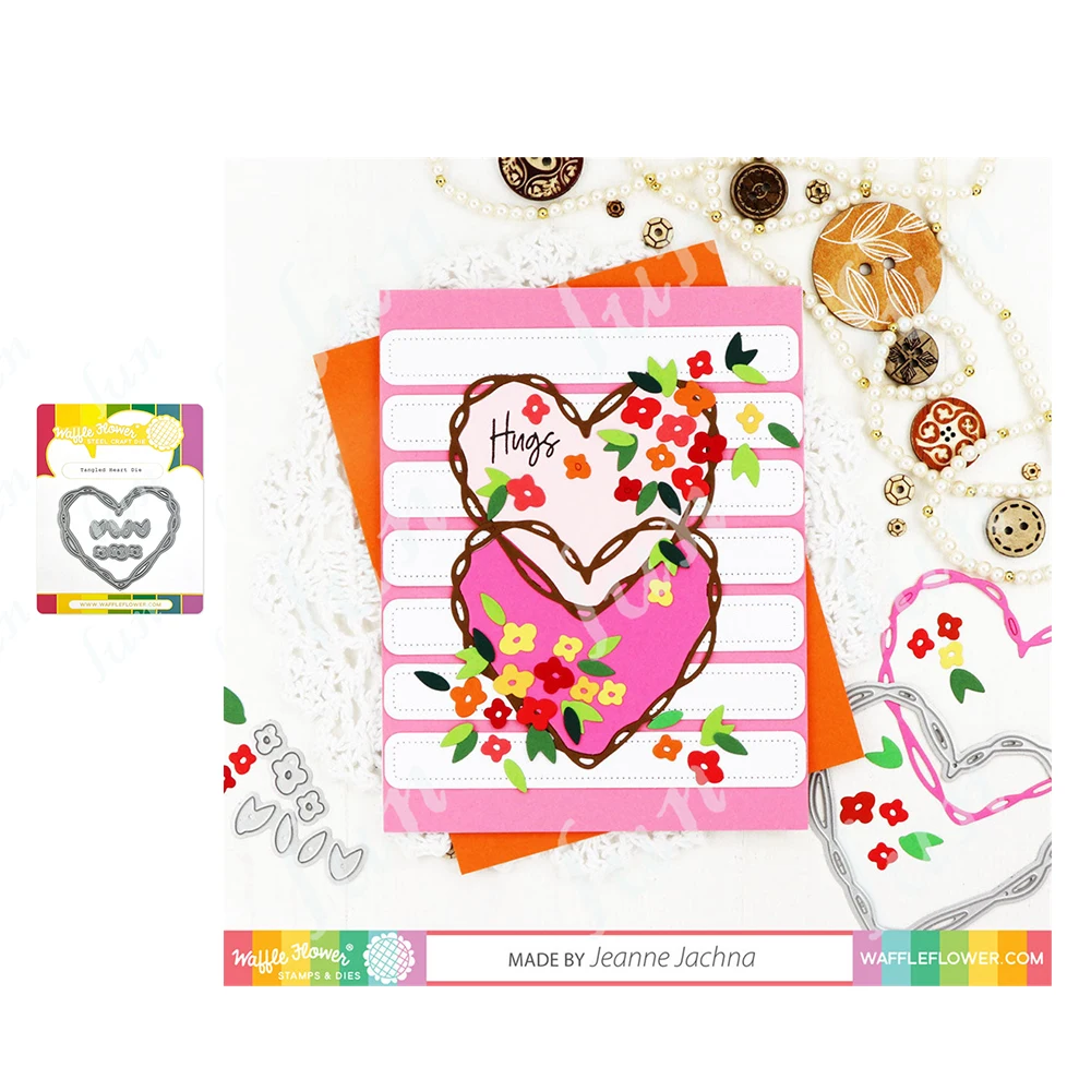 

Hot Sale New Paper Gift Craft Metal Cutting Dies Tangled Heart Die Diy Scrapbooking Diary Photo Album Decoration Drawing Stencil