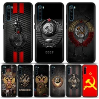 phone case for redmi 6 6a 7 7a 8 8a 9 9a 9c 9t 10 10c k40 k40s k50 pro plus silicone case cover flag of the soviet union