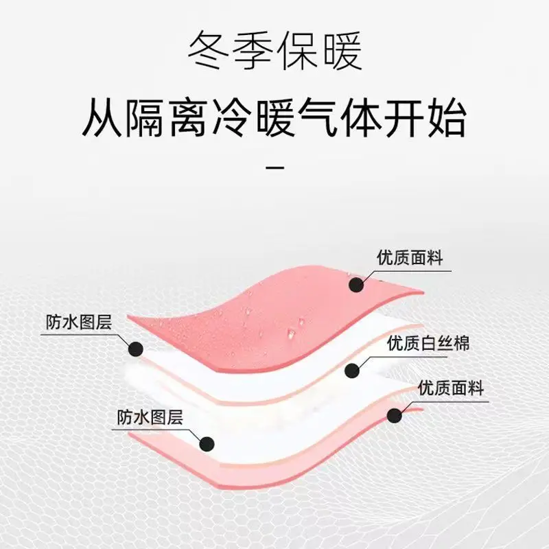 Зимний утолщенный сохраняющий тепло хлопковый дверной экран водонепроницаемый