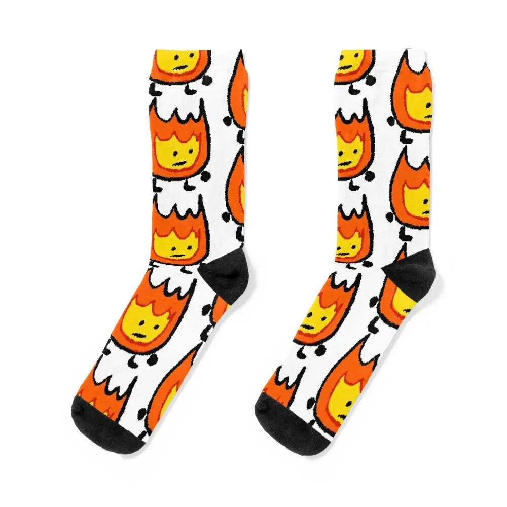 BFDI Firey Socks противоскользящие детские носки мужские женские