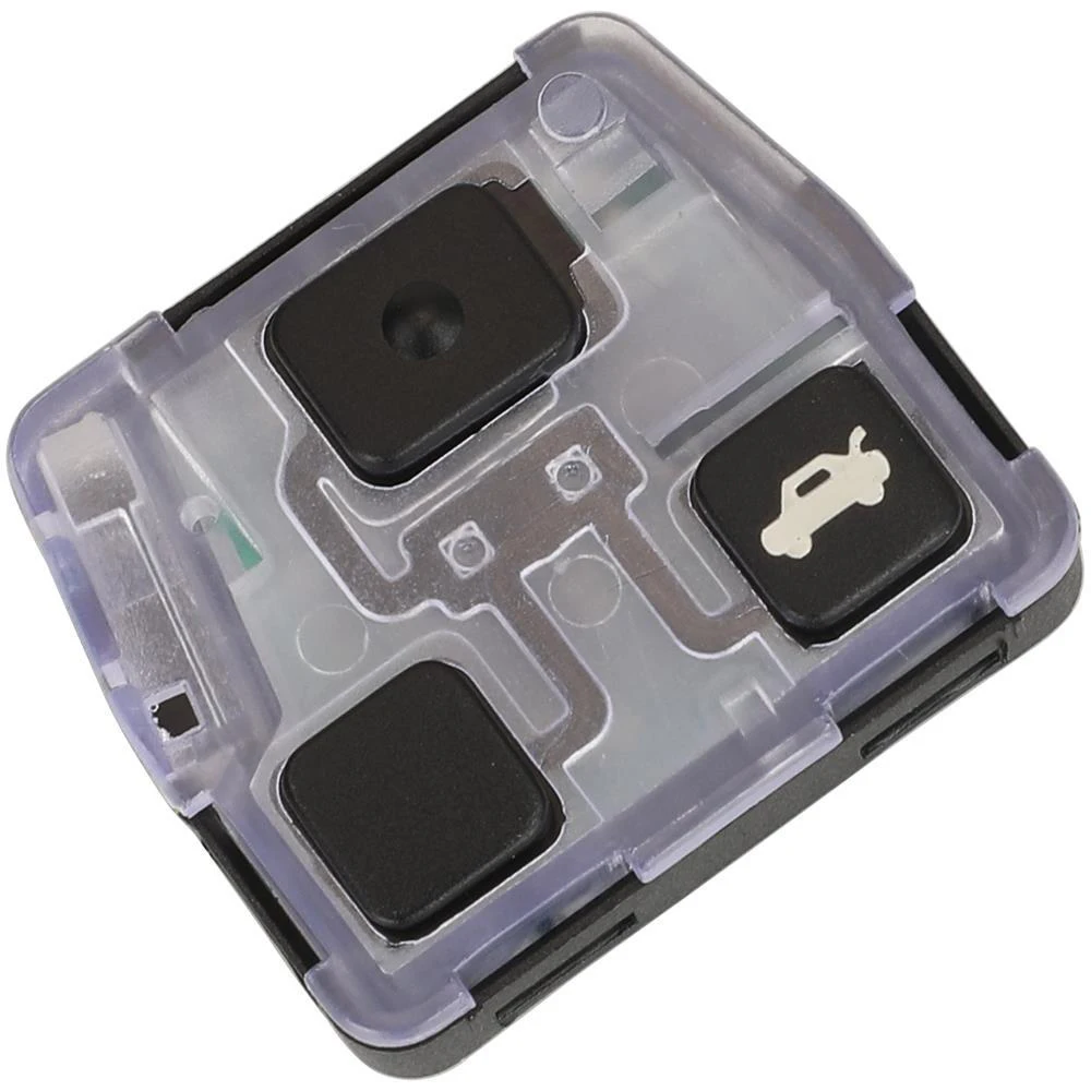 

Jingyuqin 2/3 кнопки 89071 05010 Сменный дистанционный ключ от автомобиля 433 МГц 4C чип для Toyota Yaris Avensis TOY47 лезвие брелок