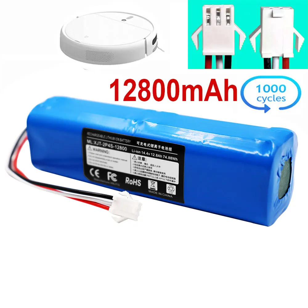 

Jungla 14.4 Volt Vacuum Battery 12800mh 4s2p for Pro M9 Pro M8 Pro M7 R1 Rechargeable Lithium Ion Robot Vacuum Cleaner