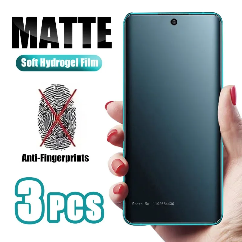3 шт. матовая защитная пленка для экрана Samsung Galaxy S24 S23 S22 Ultra Plus мягкая Гидрогелевая