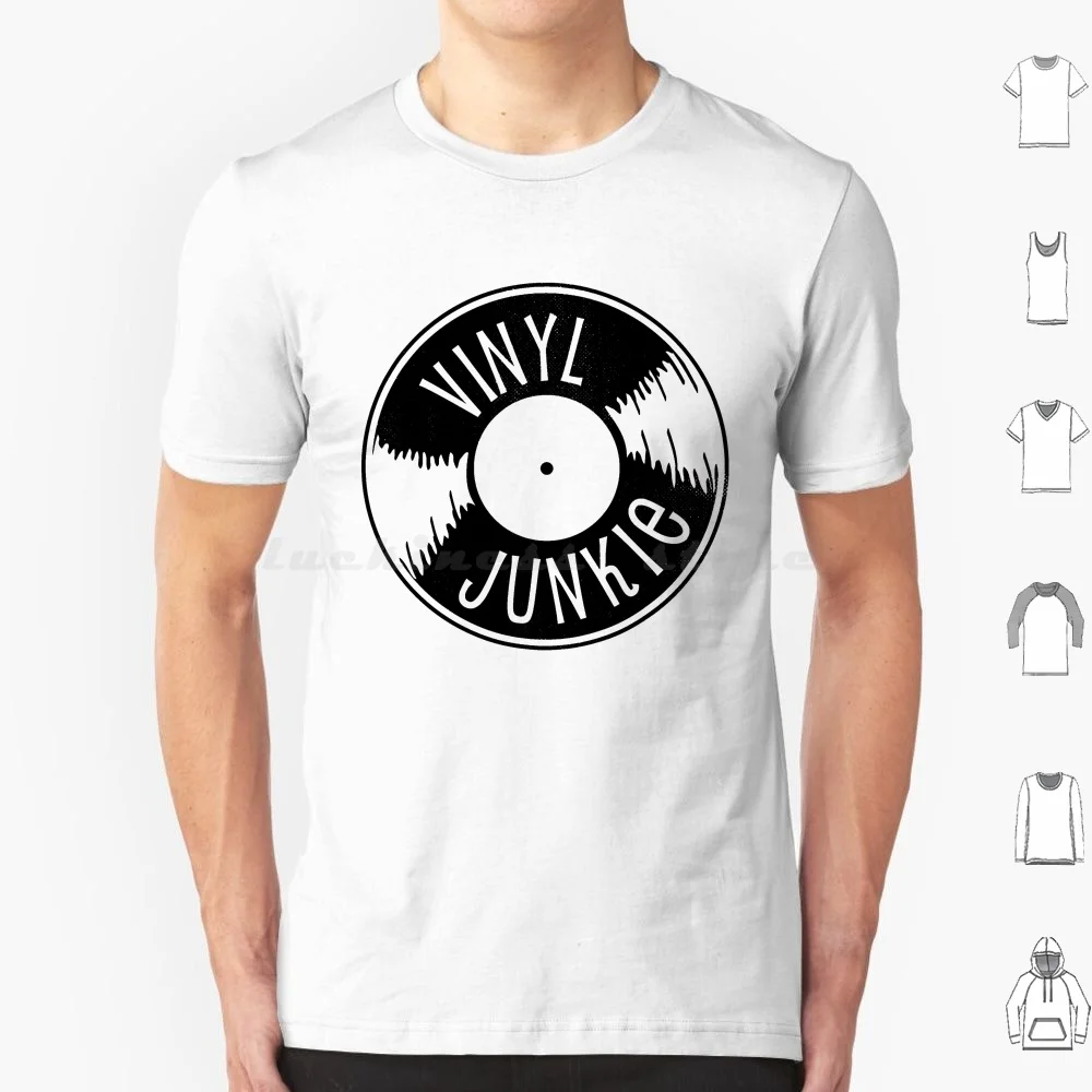 Vinyl Junkie Record Collector T Shirt Big Size 100% Cotton Record Collector Vinyl Junkie Vinyl Junkie Vinyl Junkie Design Vinyl