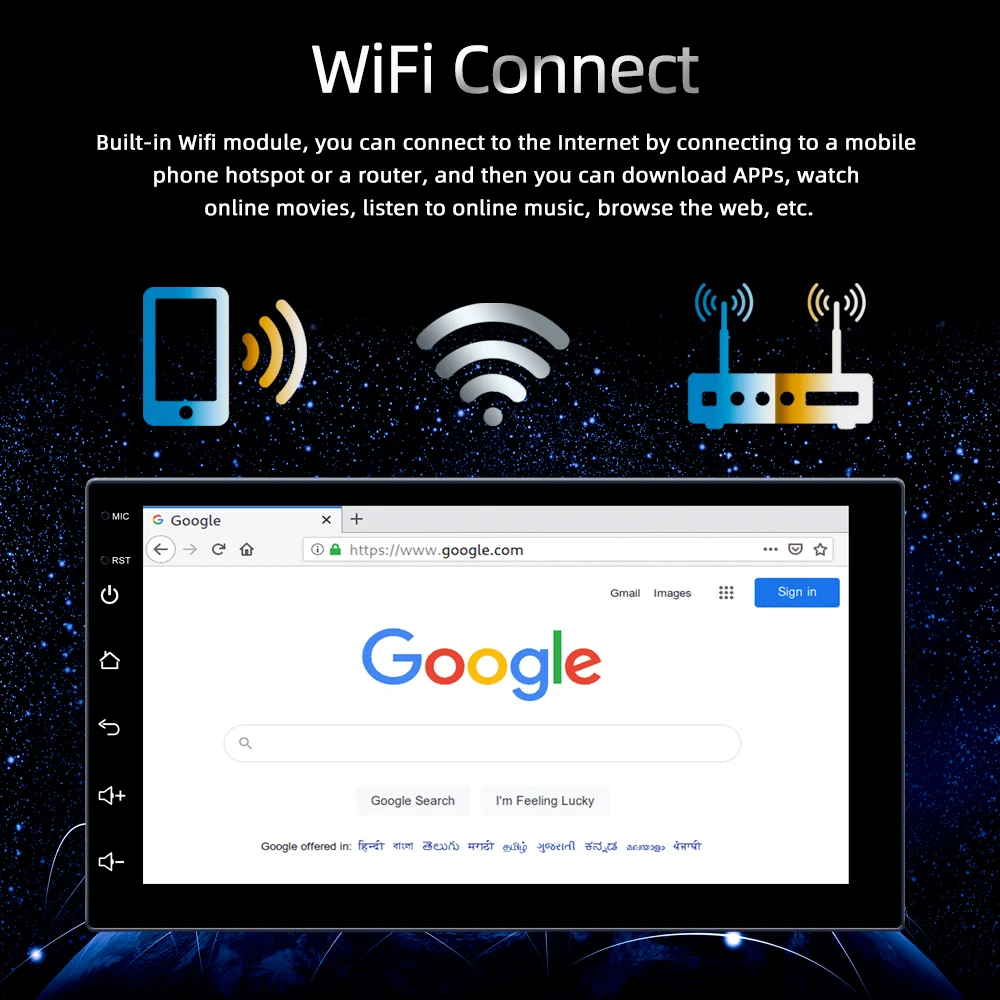

Автомобильный мультимедийный плеер ninephi 1 Din 7 дюймов Android 11 GPS Bluetooth автомобильное аудио Wifi USB MirrorLink HD Поддержка Carplay