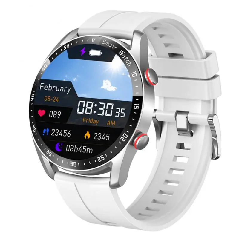

Смарт-часы LIGE ECG PPG мужские с защитой класса IP68 и сенсорным экраном