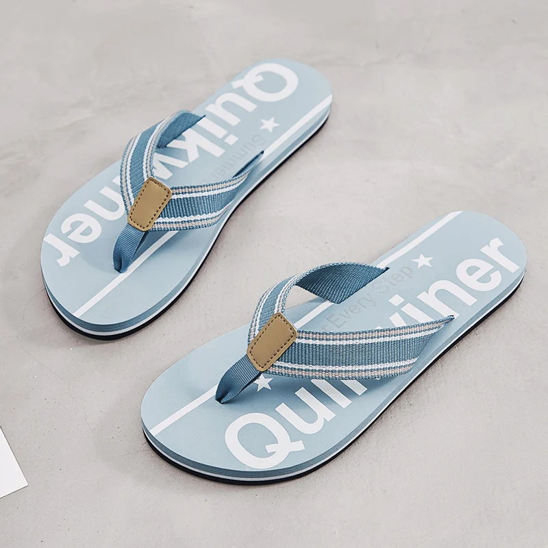 2022 New  Fashion Slippers Indoor Household Flip Flops Beach Sandal Women Thick Platform Non-slip Home