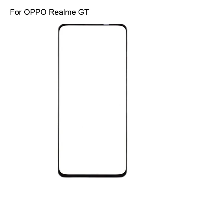 

For OPPO Realme GT Outer Glass Lens For OPPO RealmeGT RMX3361 Touchscreen Touch screen Outer Screen Glass Cover without flex