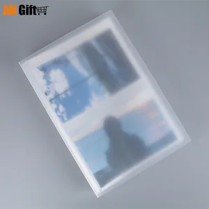 Прозрачный фотоальбом PP обложка 80 листов вставленный 3R 4D Коллекция фотографий 6 дюймов Карманный фото поверхность Декор для дома