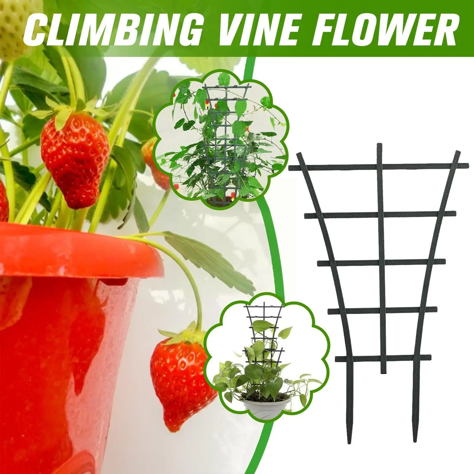 

Подставка для растений в горшке, пластиковая стойка для подъема, для сельского хозяйства, сада, удержания роста растений, маленькая Опора R ...