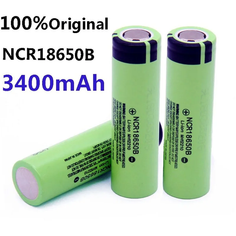 

Gratis Verzending 100% Originele Batería. Recargable Nueva 18650,3400Mah 3.7V NCR18650B 3400Mah Herramienta Eléctrica Led