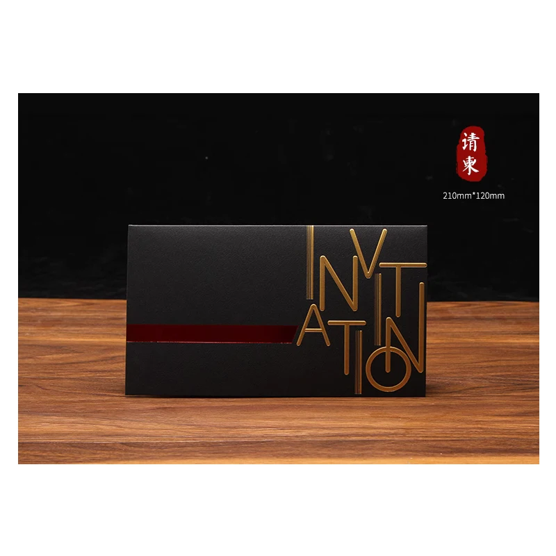 Индивидуальное высококлассное коктейльное стандартное деловое приглашение