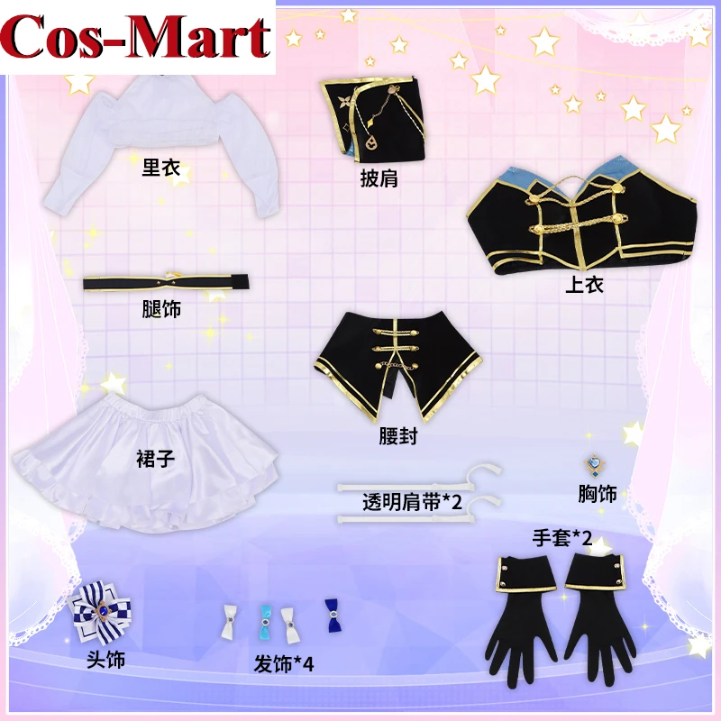 Cos-Mart [по индивидуальному заказу] аниме VTuber Aiba Uiha косплей костюм FANTASIA униформа для