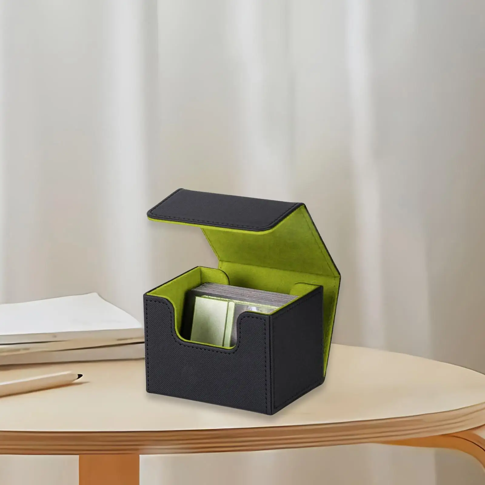 

Trading Card Deck Box, Card Holder Display Storage Can Hold 100+ Cards Container