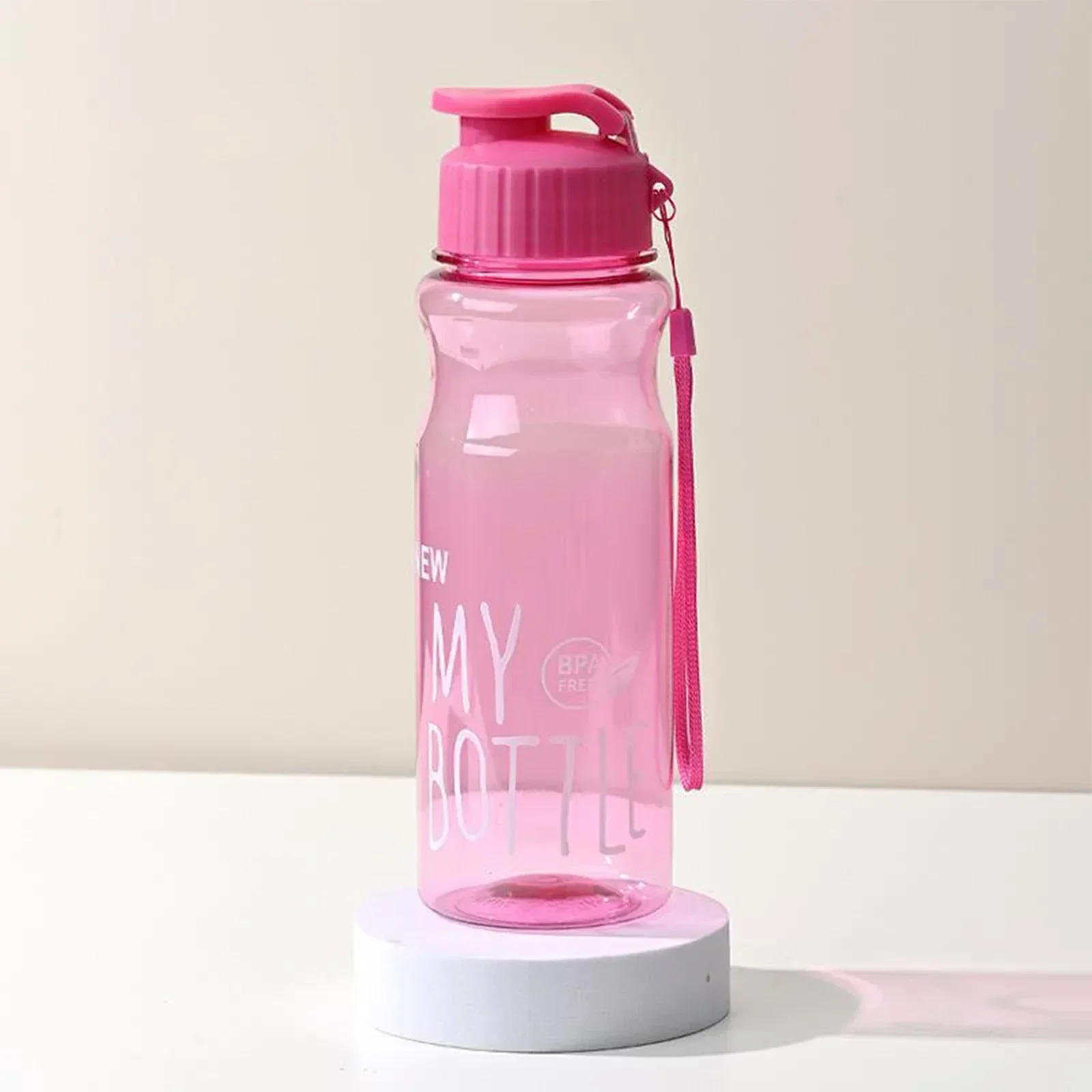 

MOONBIFFY Пластиковая спортивная бутылка для воды 550 мл