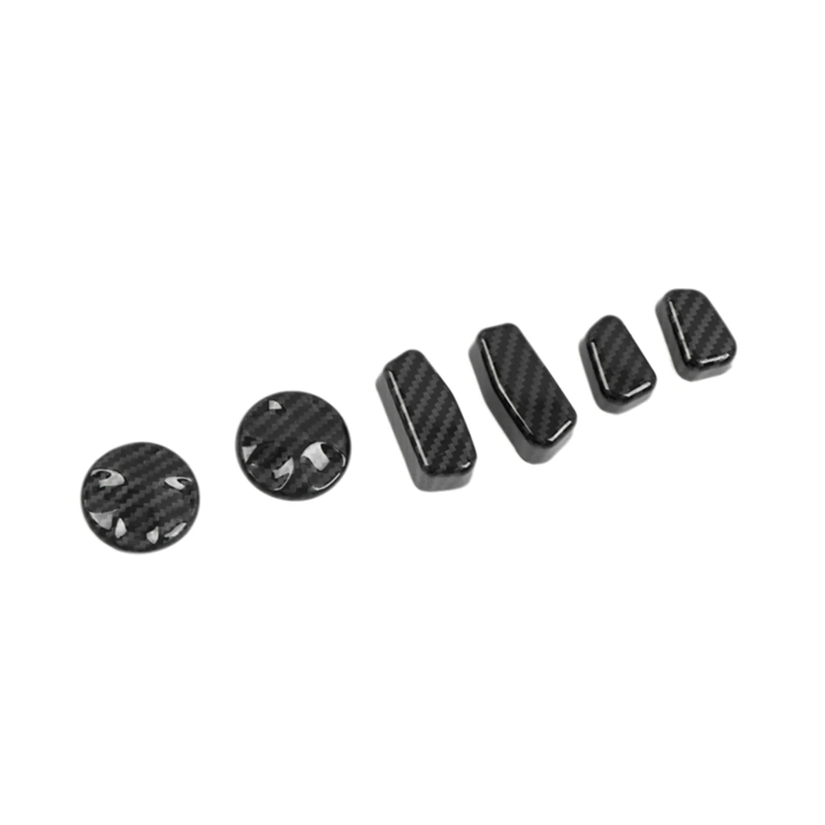 

Car ABS Carbon Fiber Interior Car Seat Adjust Button Cover Trim for Dodge Charger 2015-2020