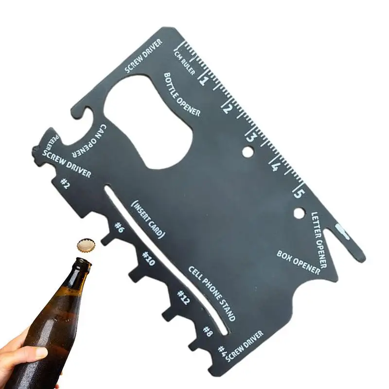 

Survival Card Tool Outdoor Camping Versatile Card Dad Teen Adult Guy Gifts Birthday Unique Pocket Card Tool Gadget Dropshipping
