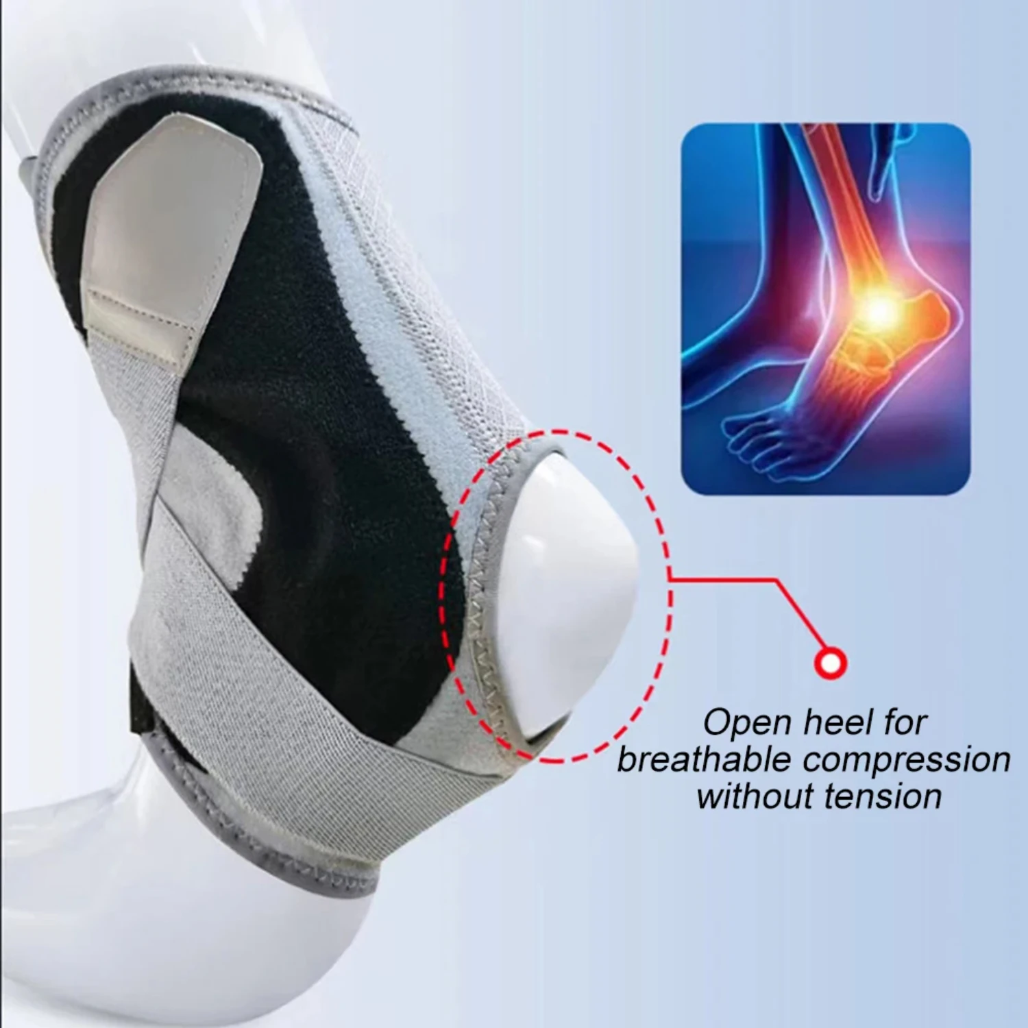 Ankle Braces Bandage Straps Sports Safety Adjustable Support Protector Fracture Sprain Ligament Strain