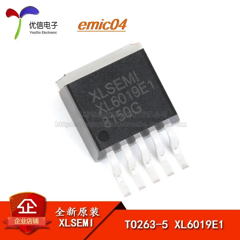 

5 шт., оригинальные модели XL6019E1 TO263-5 5A 60V 180khz