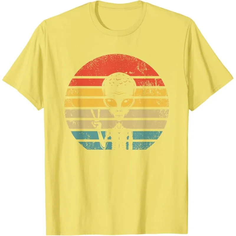 Космический корабль Ретро Чужой НЛО — винтажная футболка для воздействия