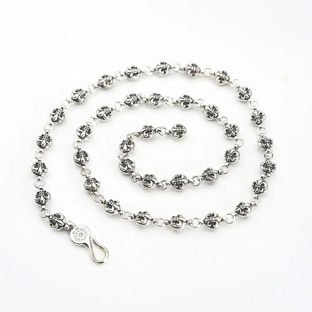 

European and American fashion trend hip-hop punk boat anchor splicing necklace bracelet